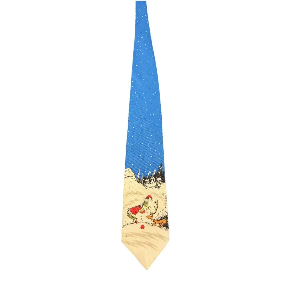 Dr Seuss How The Grinch Stole Christmas Max The Dog Novelty Necktie